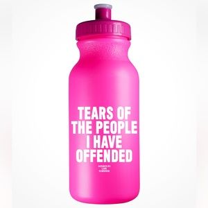 Linda Finegold ALF pink water bottle